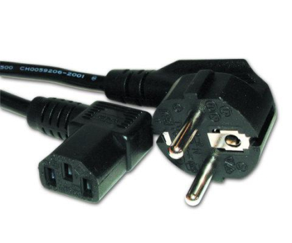 Gembird Kabel SCHUKO - C13 1,8m (kątowy)